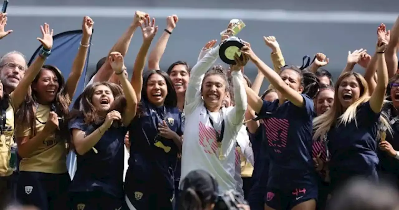 Pumas Femenil, Campeón de la categoría Sub 18 tras derrotar al América