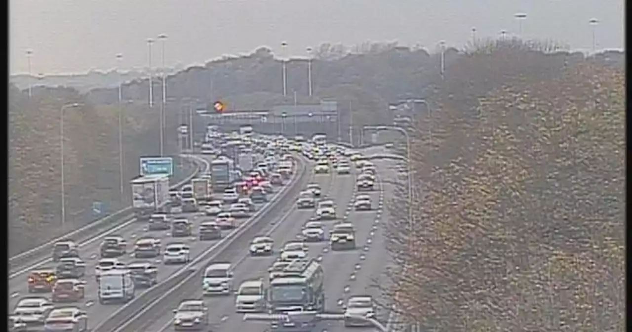 LIVE updates as car on fire causes M62 gridlock