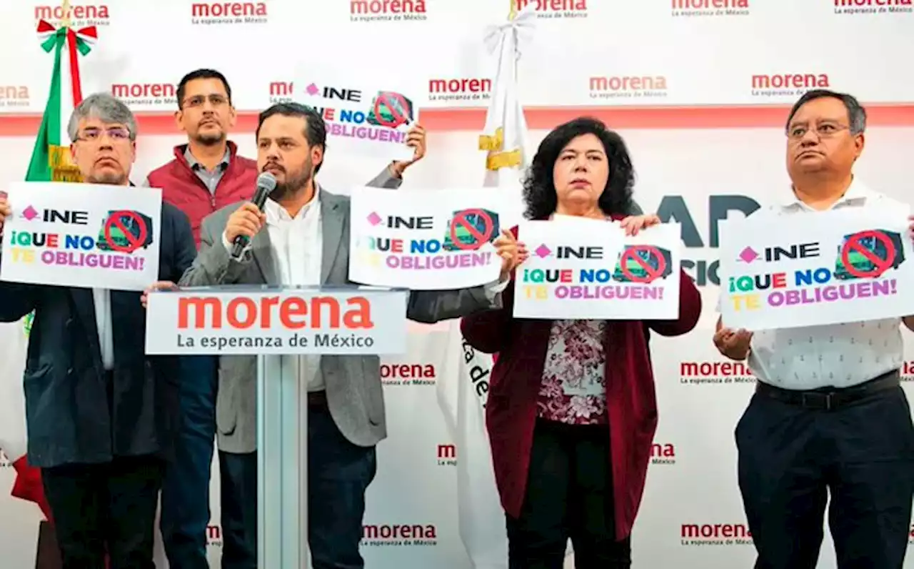 Morena acusa a UNA CdMx de obligar a trabajadores a ir marcha de INE