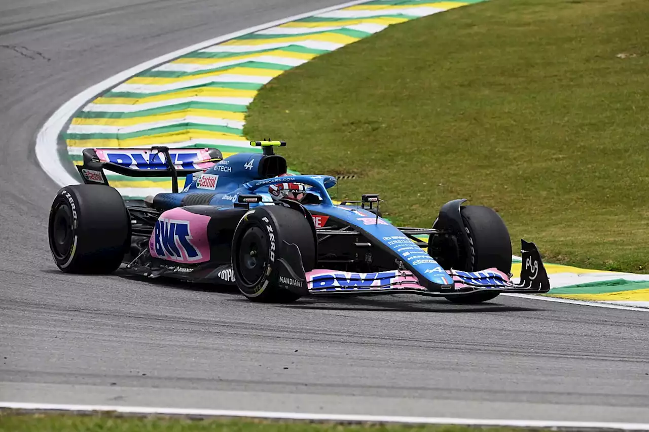 Brazilian GP: Ocon tops second F1 practice from Perez