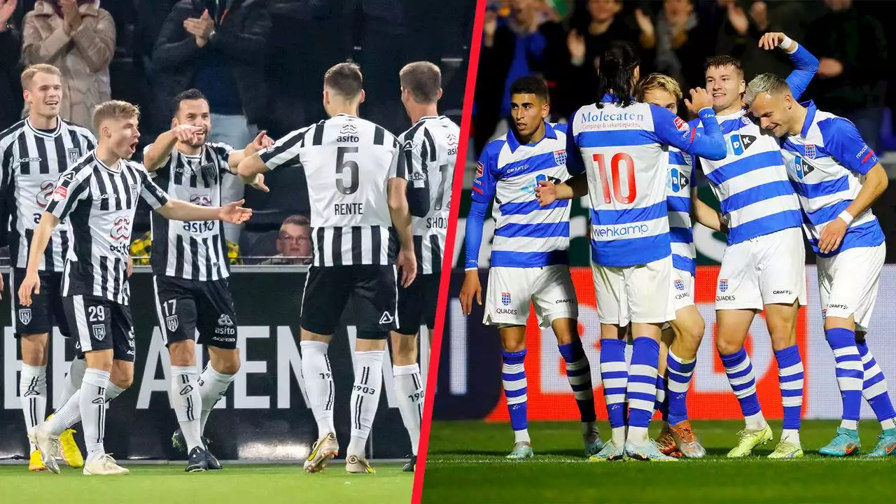 Heracles Almelo en PEC Zwolle halen uit, Kuijt wint weer niet met ADO Den Haag