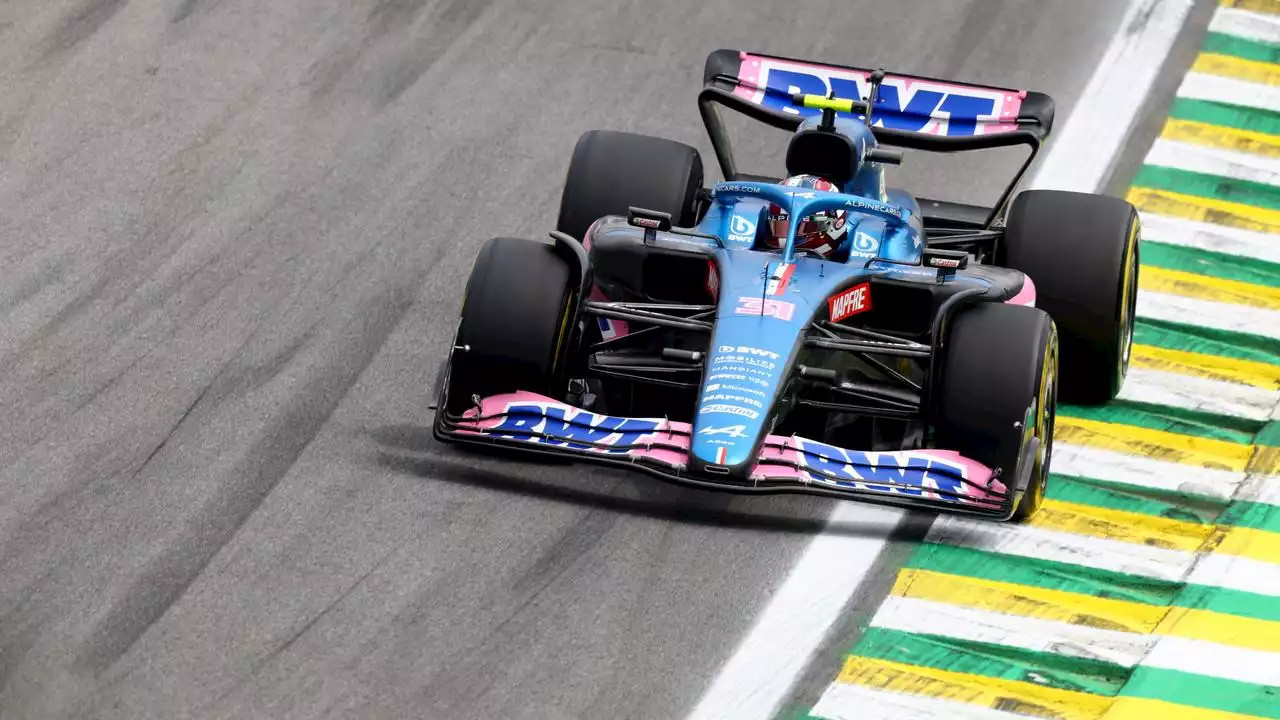 Ocon klokt snelste tijd in tweede training GP Brazilië, Verstappen vijfde