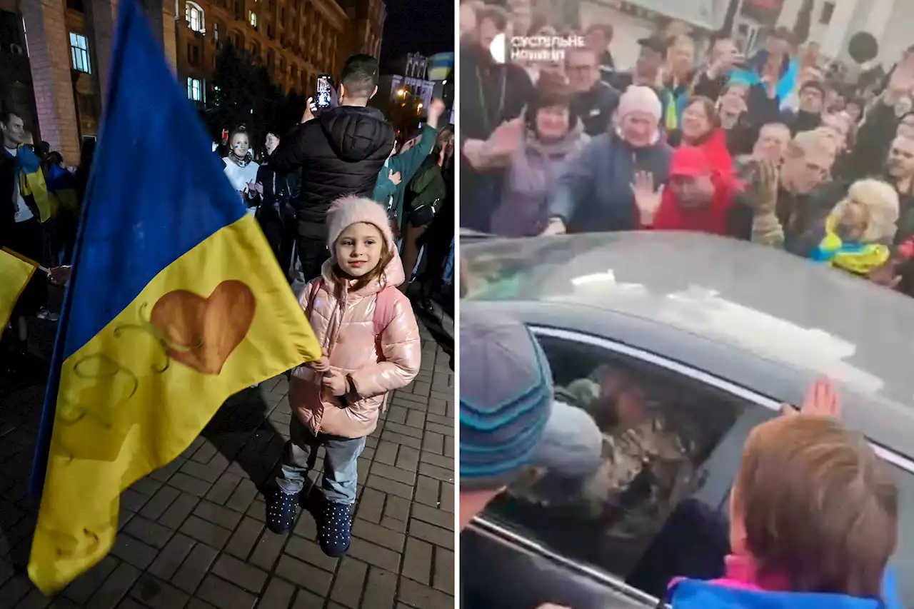 Ukrainians greet troops in Kherson after Russian retreat: ‘Today is a historic day’