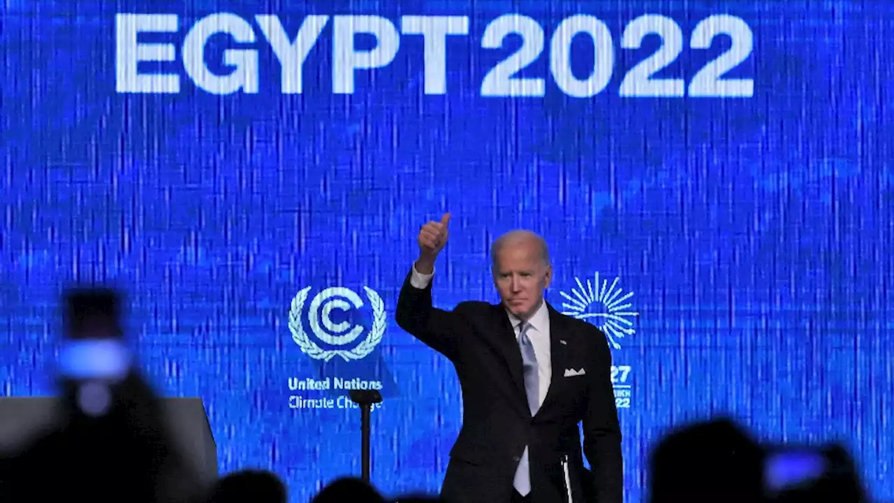 COP27: Biden promete cumplir objetivos para evitar un 'infierno climático'