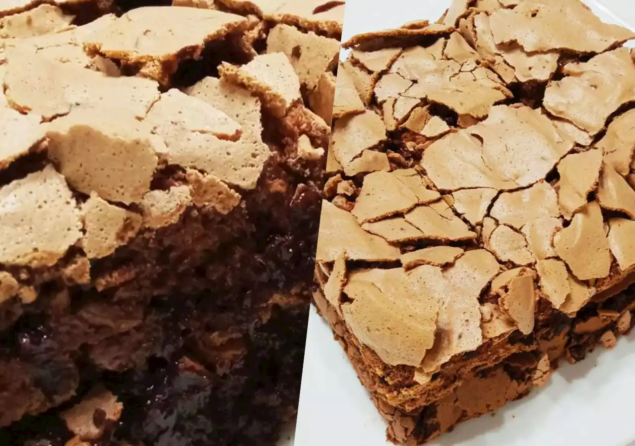 This Quezon City baker's meringue fudge brownie is chocolate on chocolate