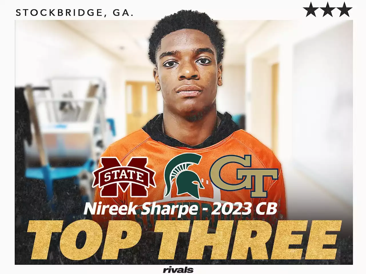 Rivals.com - Georgia 2023 three-star CB Nireek Sharpe covers top schools