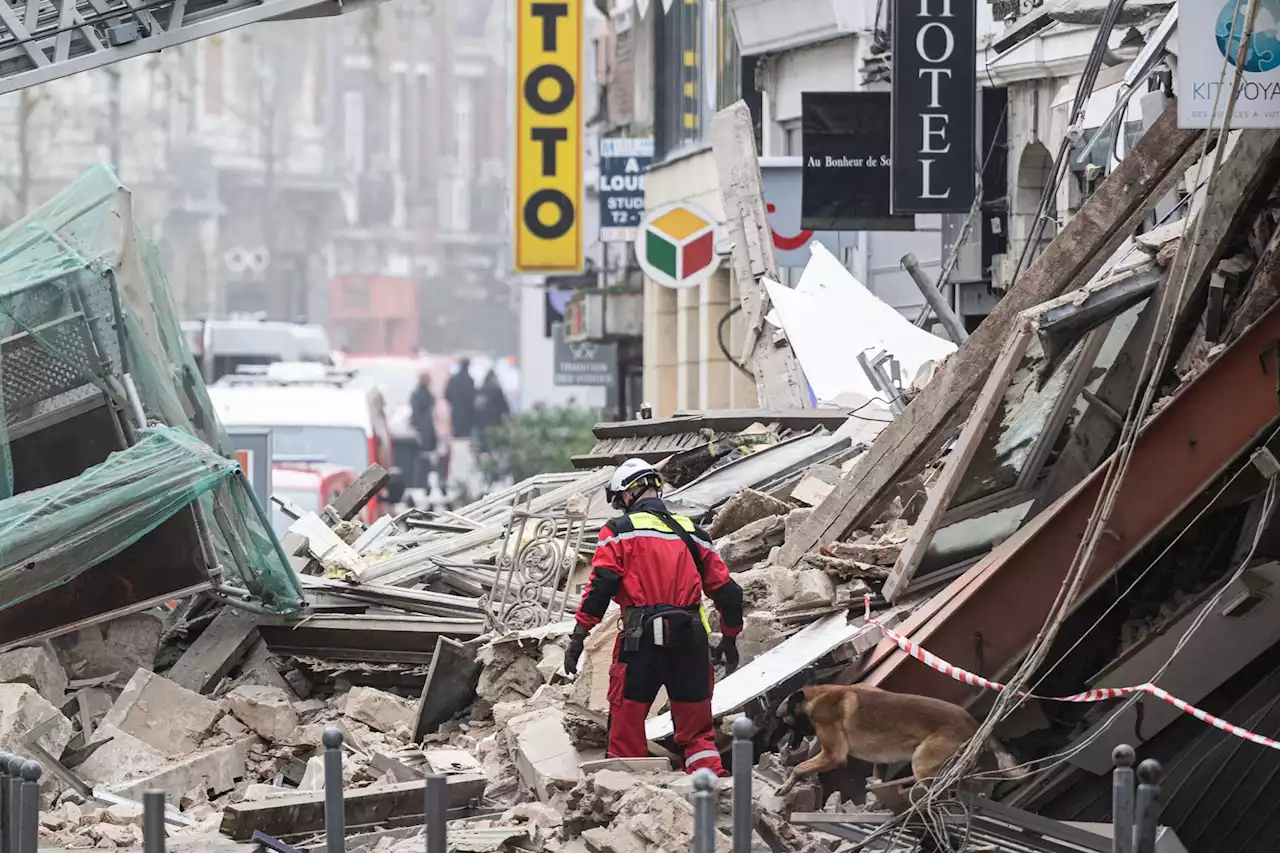 Immeubles effondrés à Lille : une personne sortie des décombres, une autre portée disparue