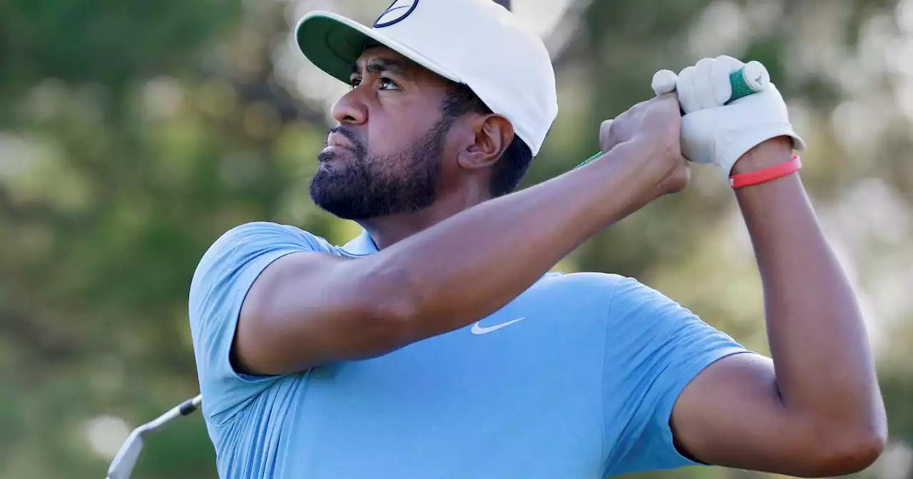 Tony Finau ties career low with 62 for lead in Houston Open