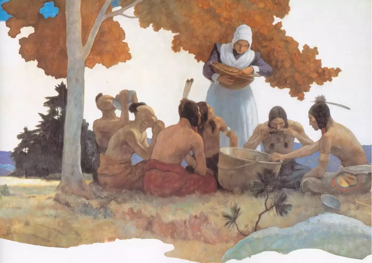 Was Thanksgiving Originally a Celebration of the Massacre of a Native American Tribe?