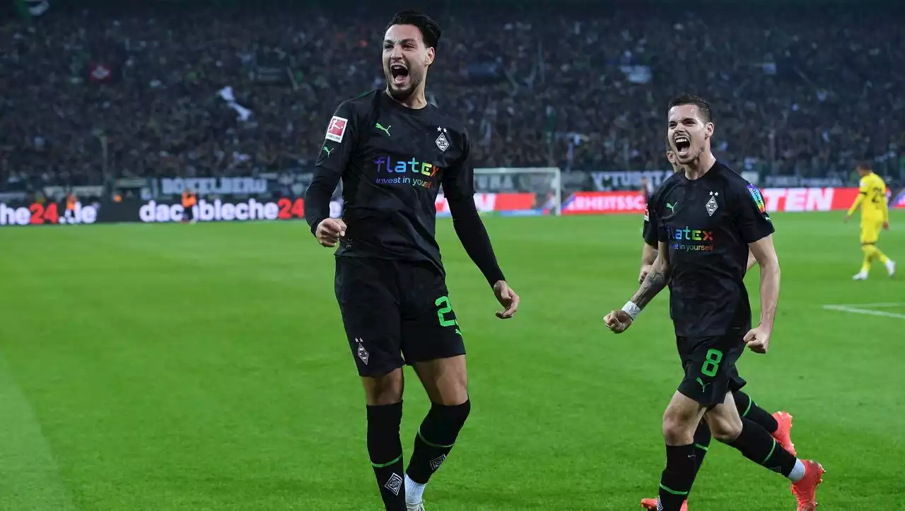 Fußball-Bundesliga: Gladbach gewinnt Sechs-Tore-Spiel gegen den BVB