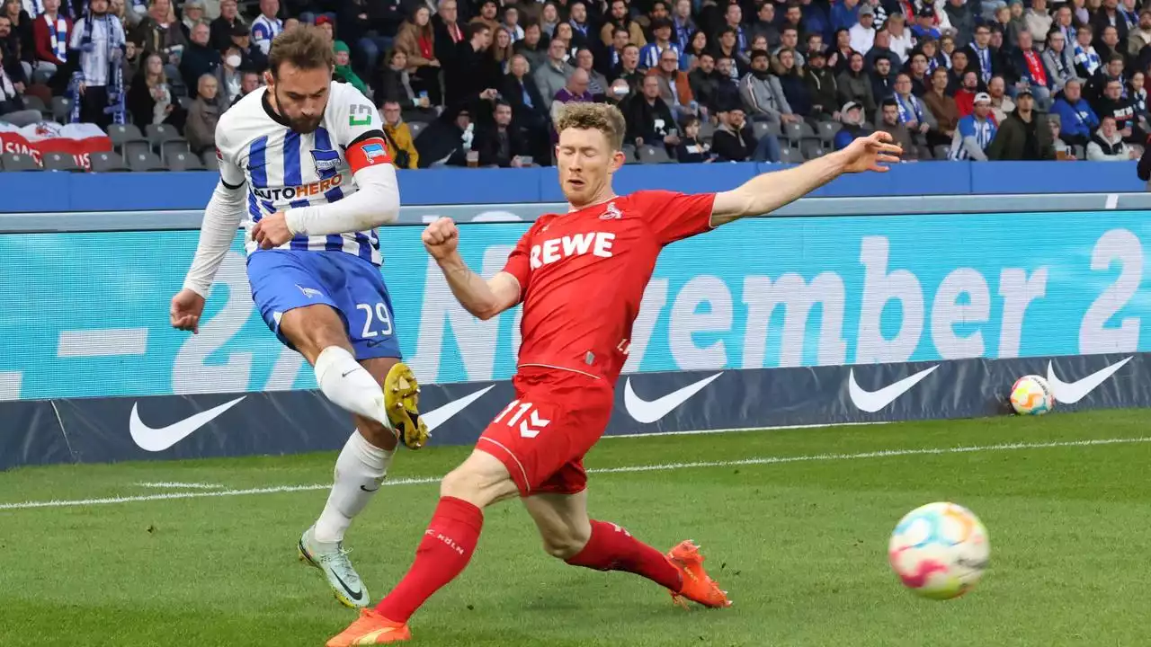 Fehlschüsse und Nachlässigkeiten: Hertha nutzt Kölns Fehler aus