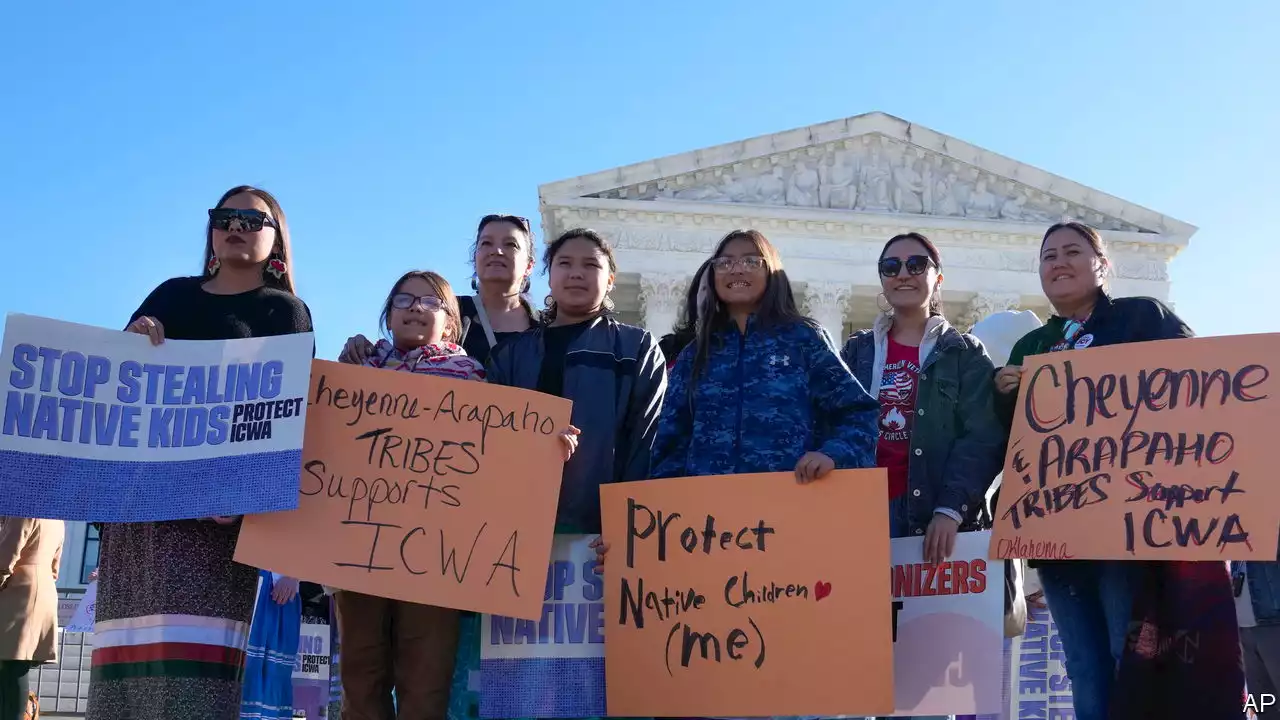 Native-American children come before the Supreme Court