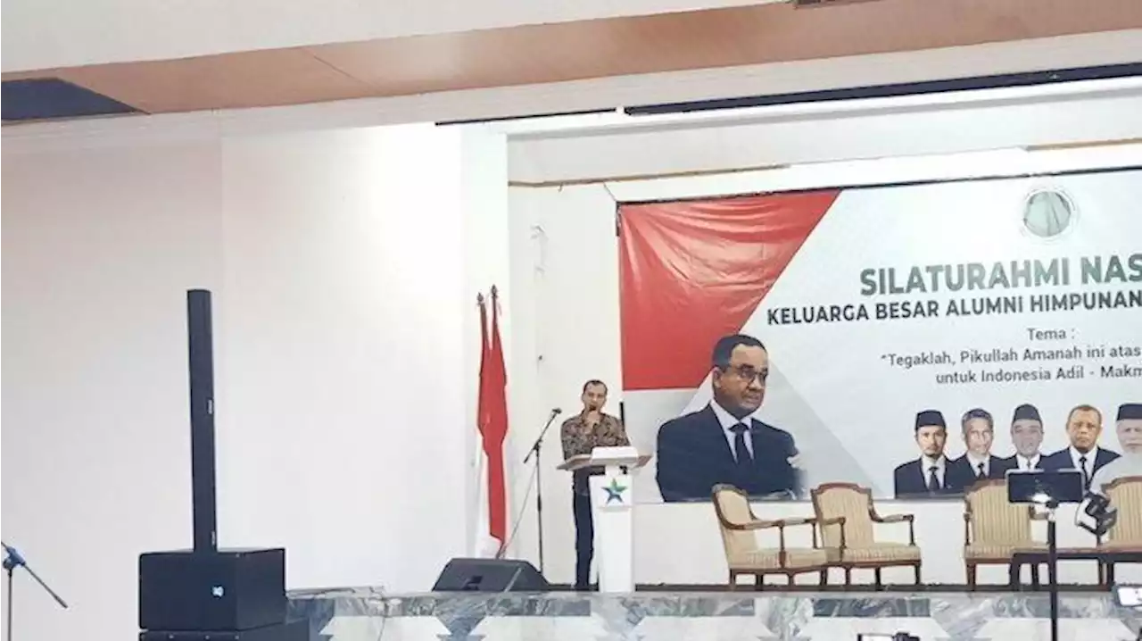 Anies Baswedan Dicap Belagu karena Tak Hadiri Silatnas KAHMI, Eggi: Pengkhianatan Kepada HMI - Tribunnews.com