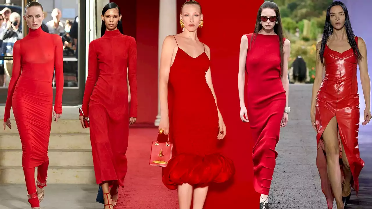 Statement-Making Red Dresses Dominated the Runways, Here’s How to Wear One This Holiday Season