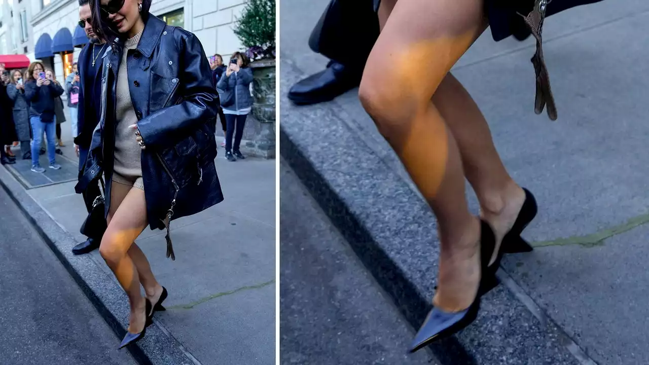 Kylie Jenner nunca había llevado unos zapatos de tacón tan raros (ni tan elegantes)