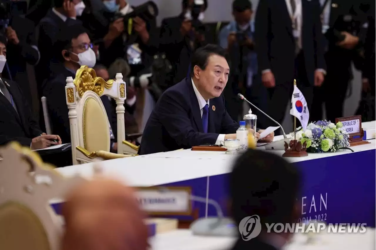 尹대통령 '한중일 3국 협력 메커니즘 조속 활성화 기대' | 연합뉴스