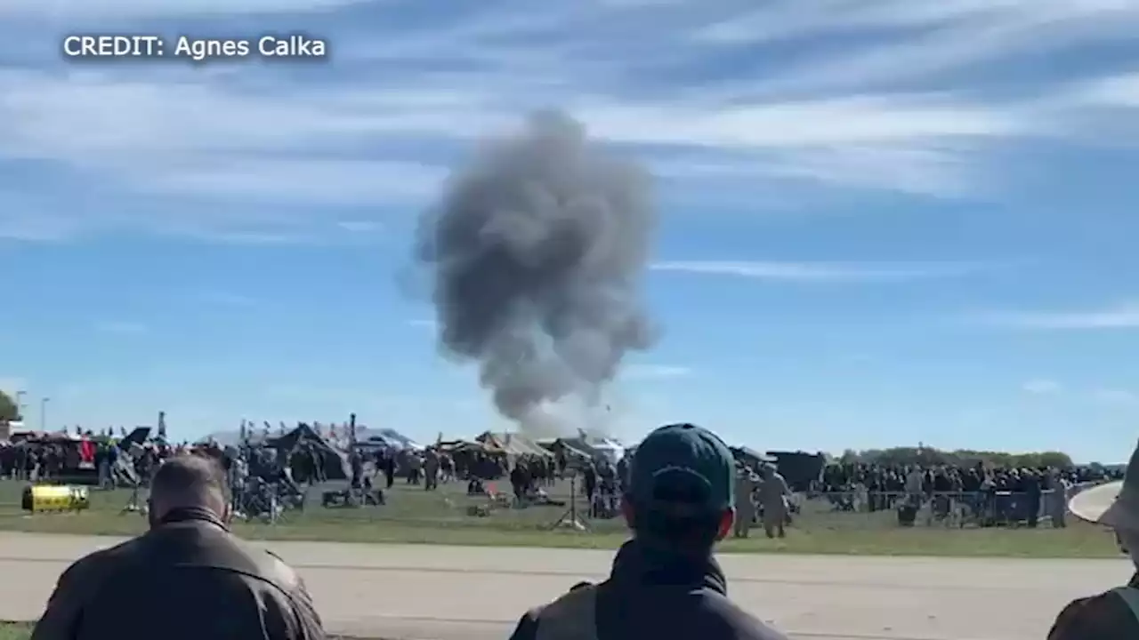 2 aircraft out of Houston collide in mid-air during WWII airshow in Dallas, FAA says