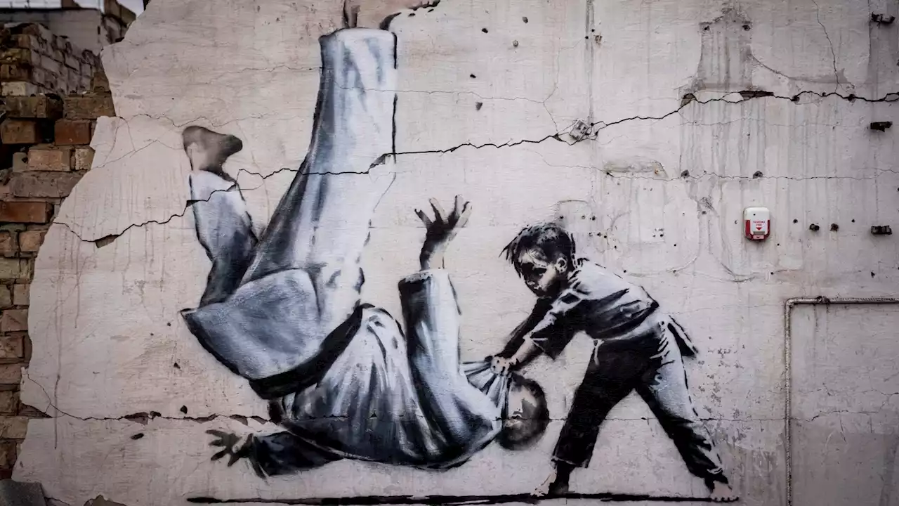 Banksy Ukraine 2022: Street artist unveils mural in Ukrainian town liberated from Russians