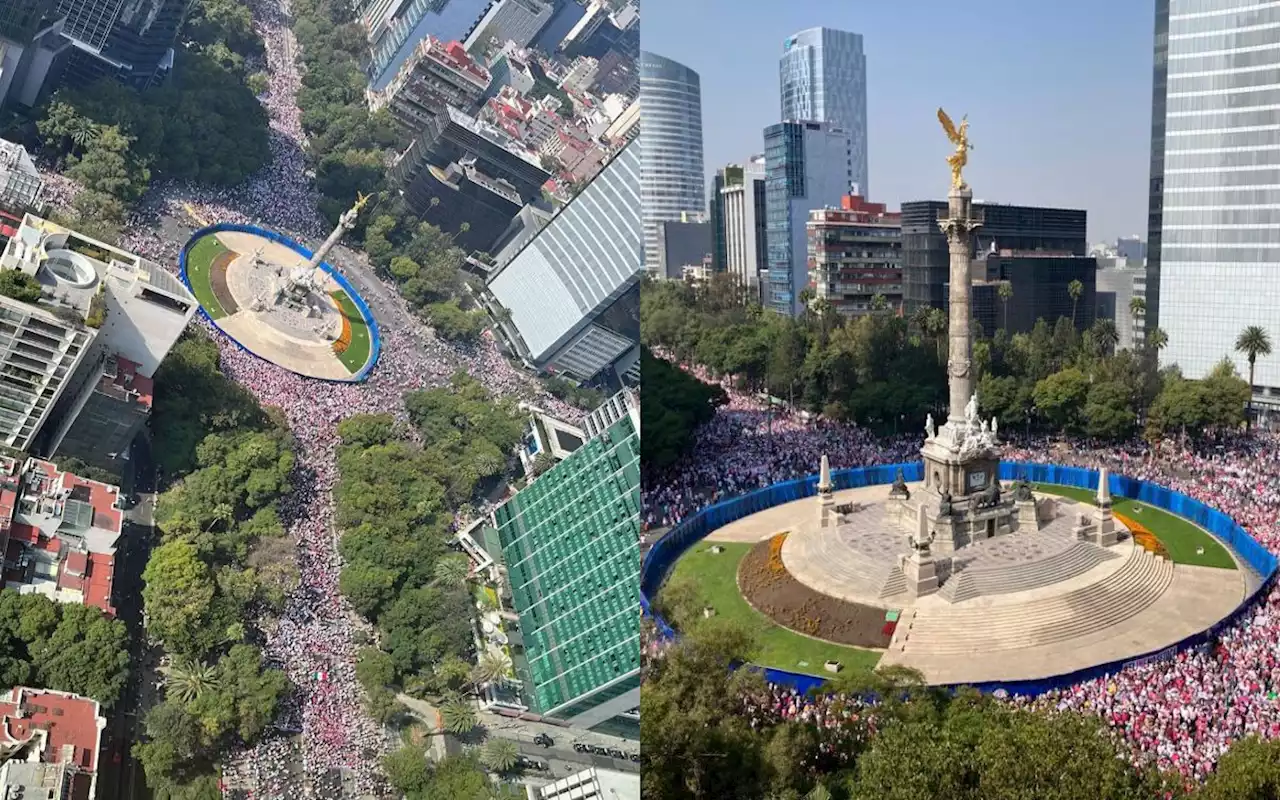 Así se vive la marcha Yo Defiendo al INE en la CDMX | fotos y video