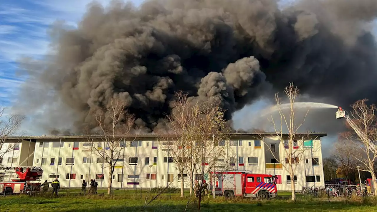 Studentenvakbond na brand Riekerhaven: 'Meer aandacht voor veiligheid'