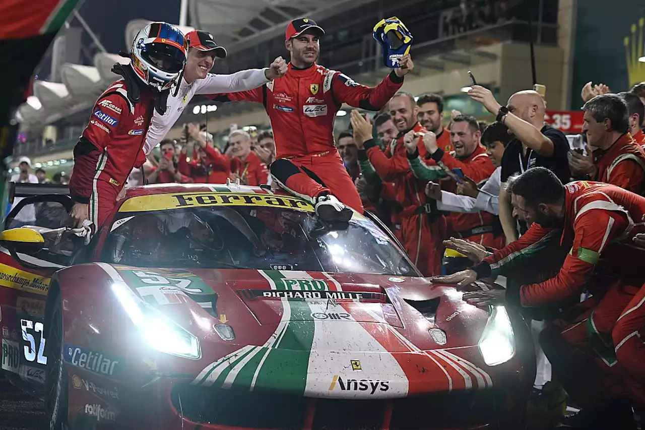 Pier Guidi completed WEC finale using just fifth gear to secure GTE title