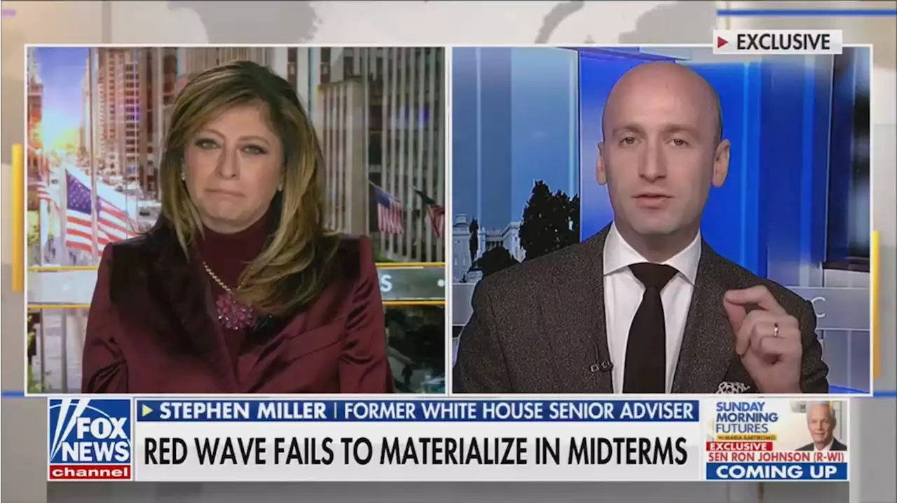 Stephen Miller blames Mitch McConnell, lack of funds for failed 'red wave'