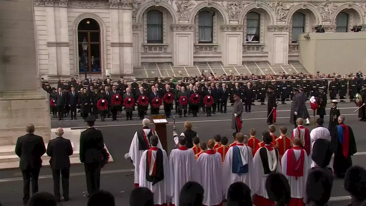 Remembrance Sunday: Nation falls silent to honour war dead