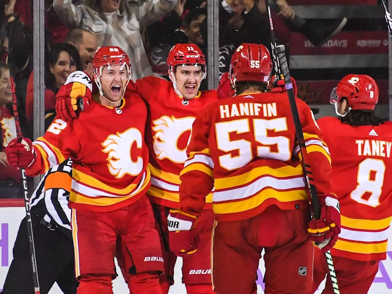 SNAPSHOTS: Flames snap skid with hard-fought victory over Jets