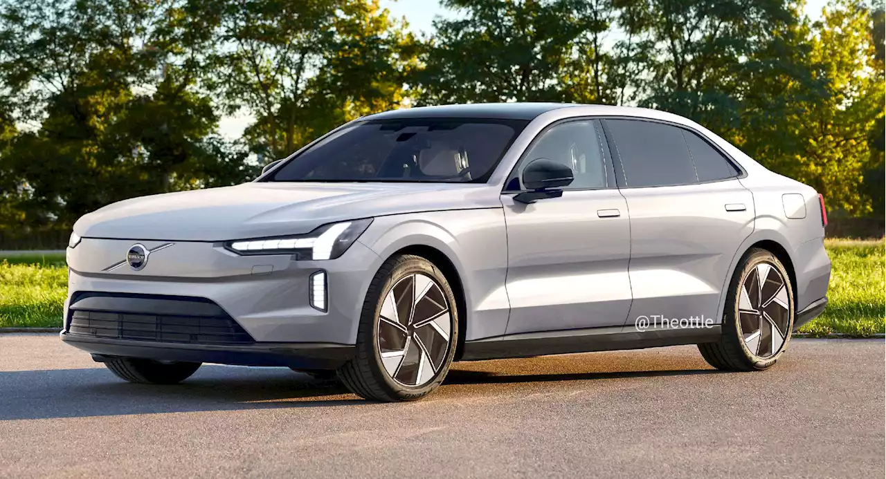 The Volvo ES100 Is A Fictional BMW i7 Rival Inspired By The EX90 | Carscoops