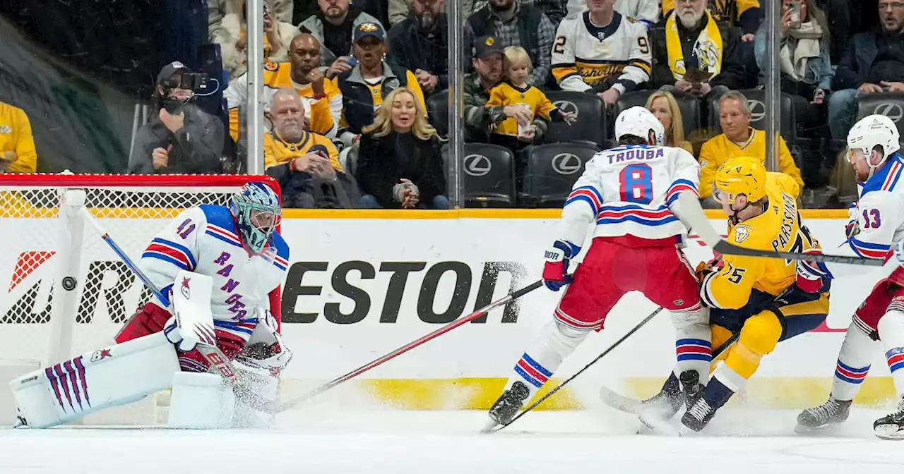 Pärssinen's 1st NHL goal leads Predators over Rangers