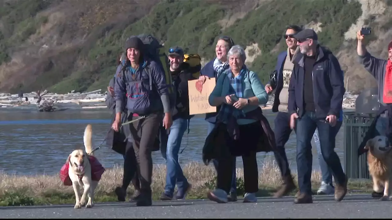 East coast hiker ends five-year Trans Canada Trail hike in Victoria