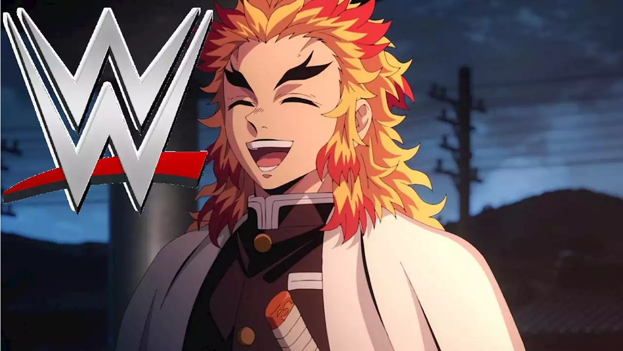 WWE Superstar Enters The Ring as Demon Slayer's Rengoku