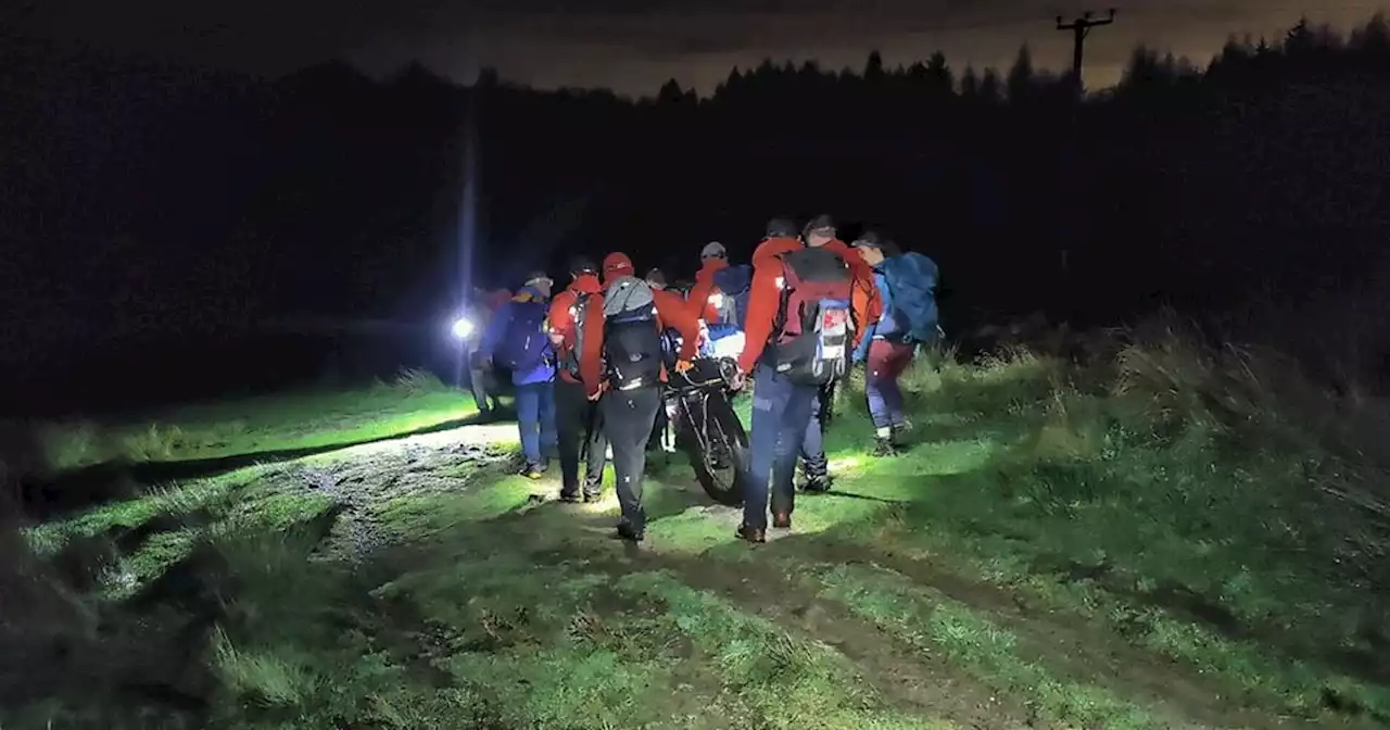 Mountain biker with fractured ankle sparks emergency rescue near Loch Lomond