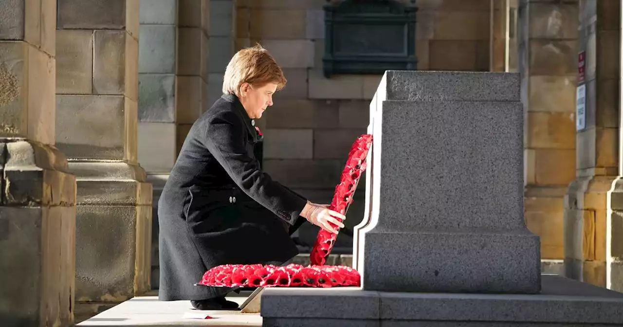 Nicola Sturgeon leads 'particularly poignant' Remembrance Sunday service