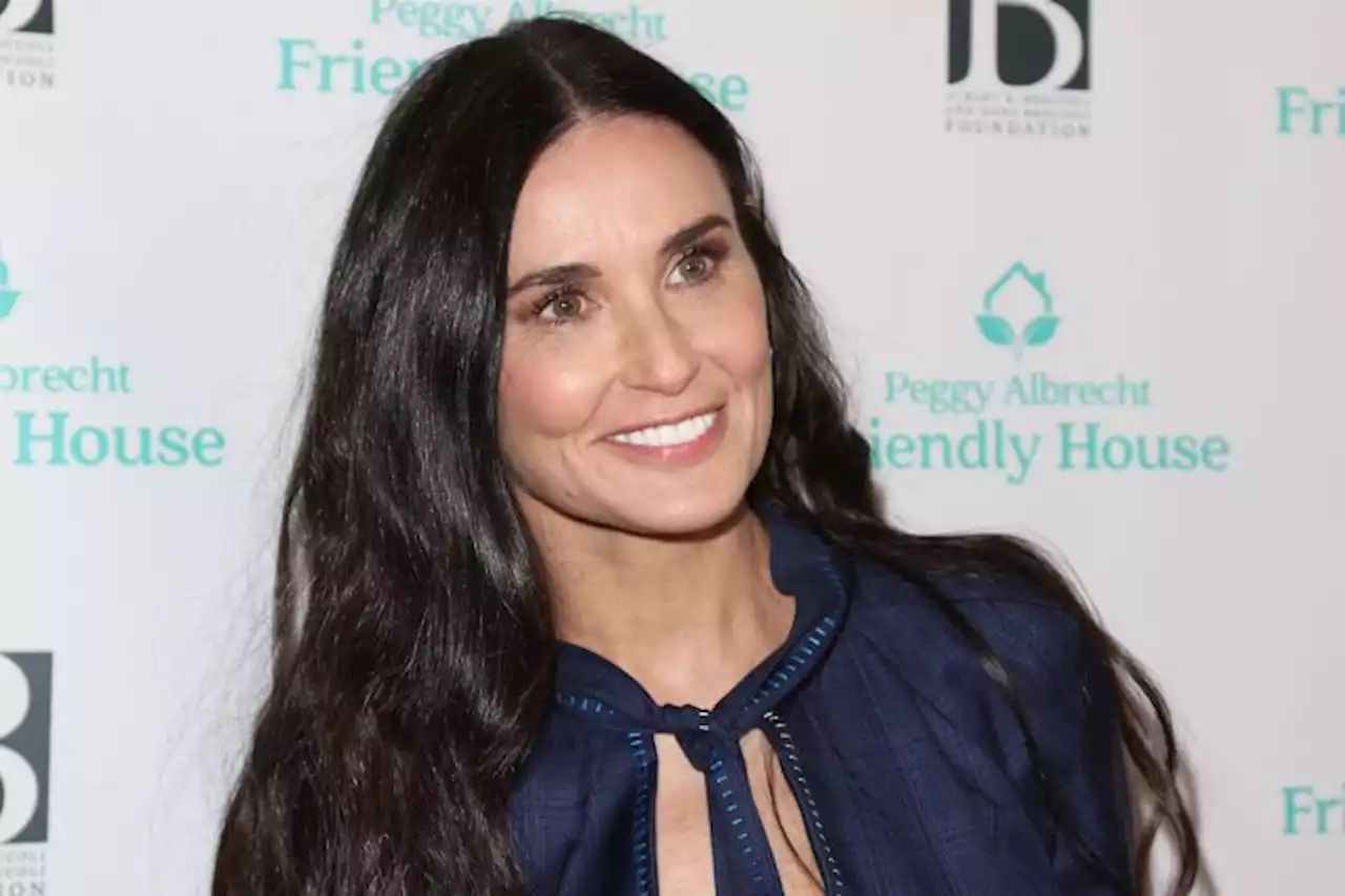 Demi Moore Boards A Private Jet To Celebrate Her 60th Birthday In The Sky