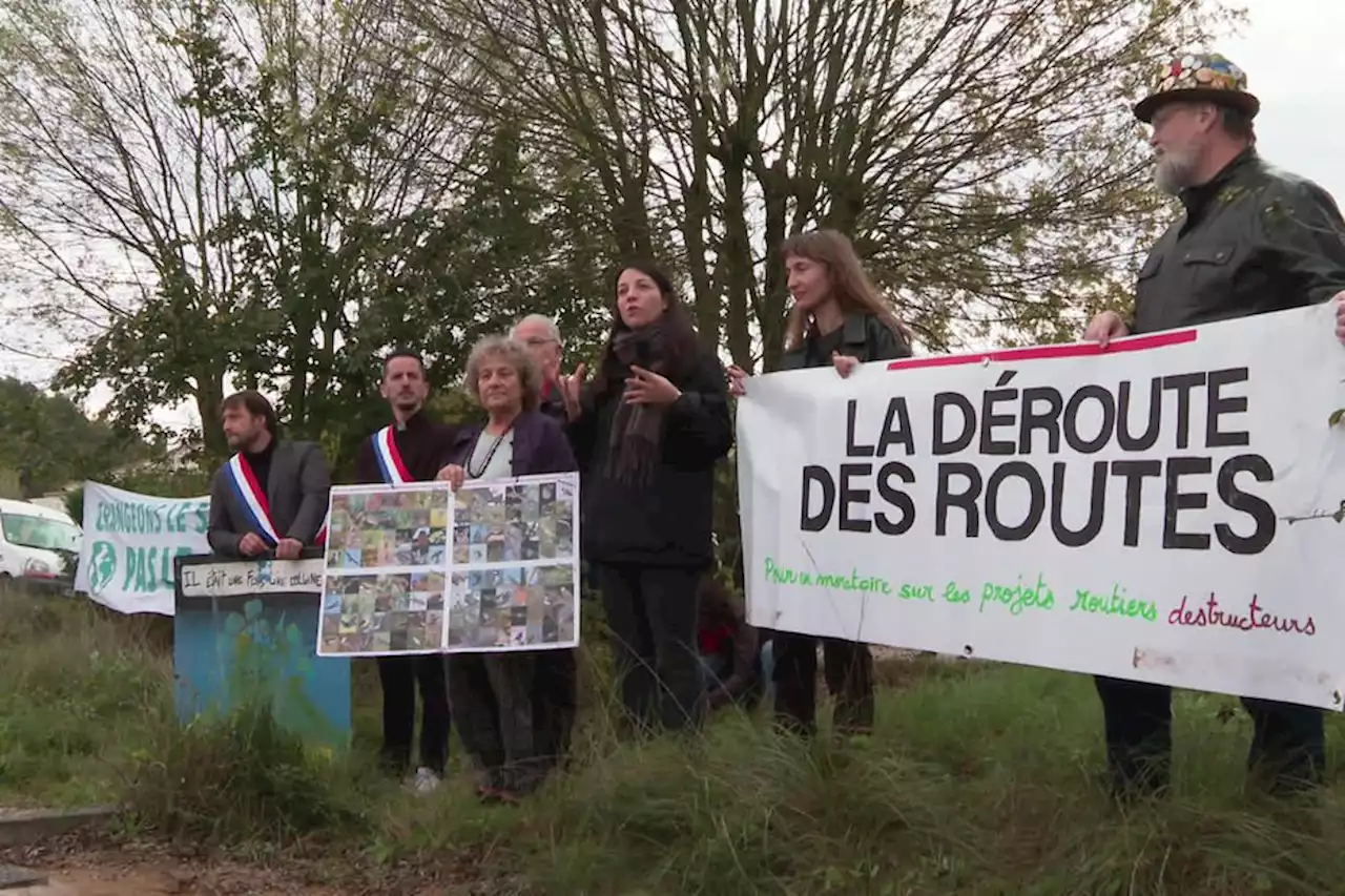 Une mobilisation pour dire 'Stop' aux travaux du contournement nord de Montpellier