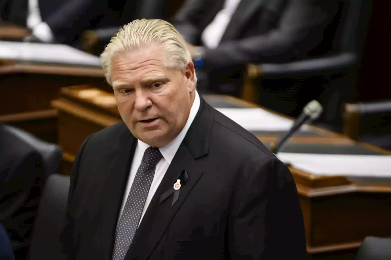 Ontario Premier Doug Ford to make announcement on eve of fall economic statement