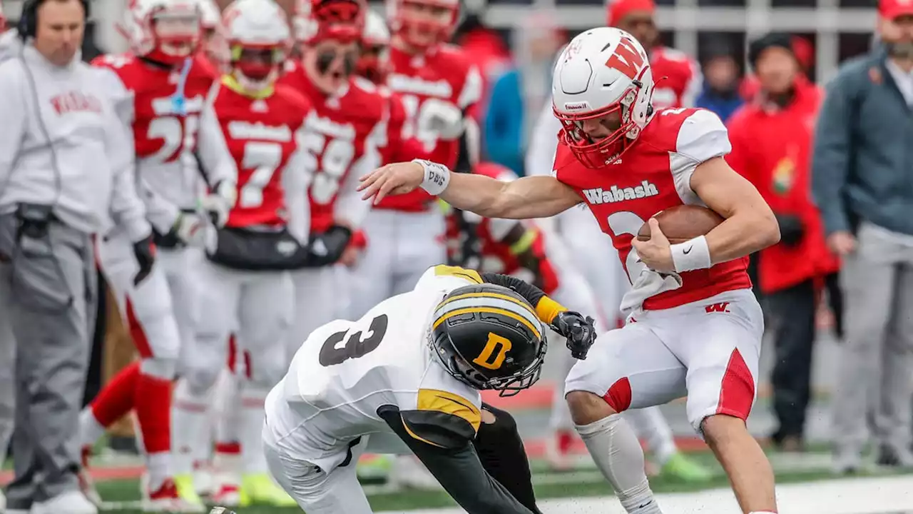 Week 11 Indiana college football roundup: DePauw routs Wabash for Monon Bell victory