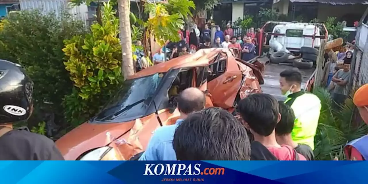 Detik-detik Kecelakaan Maut Mobil Tertabrak Kereta Api di Tasikmalaya, Bermula Saat Korban Lewati Perlintasan Tanpa Palang Pintu