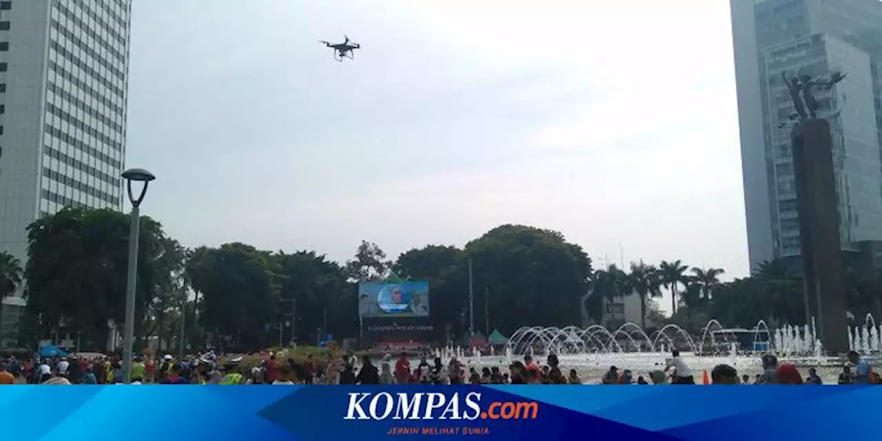 Tak Ada Drone untuk OTT Warga Buang Sampah Sembarangan di Car Free Day Sudirman Hari Ini