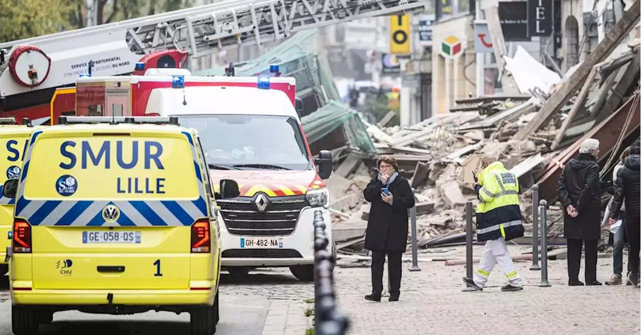 Immeubles effondrés à Lille : les opérations de secours ont pris fin