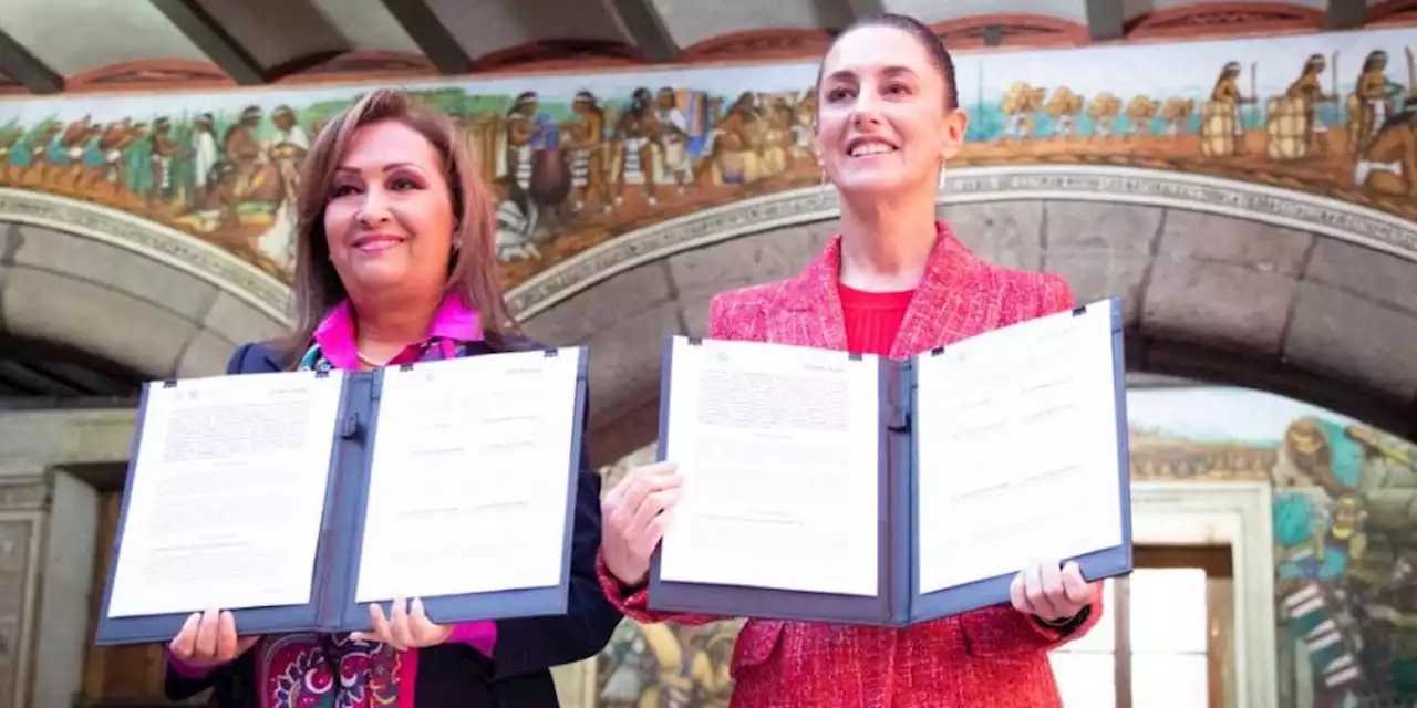 'La tecnología al servicio del pueblo': Sheinbaum firma convenio con el gobierno de Tlaxcala en materia de digitalización