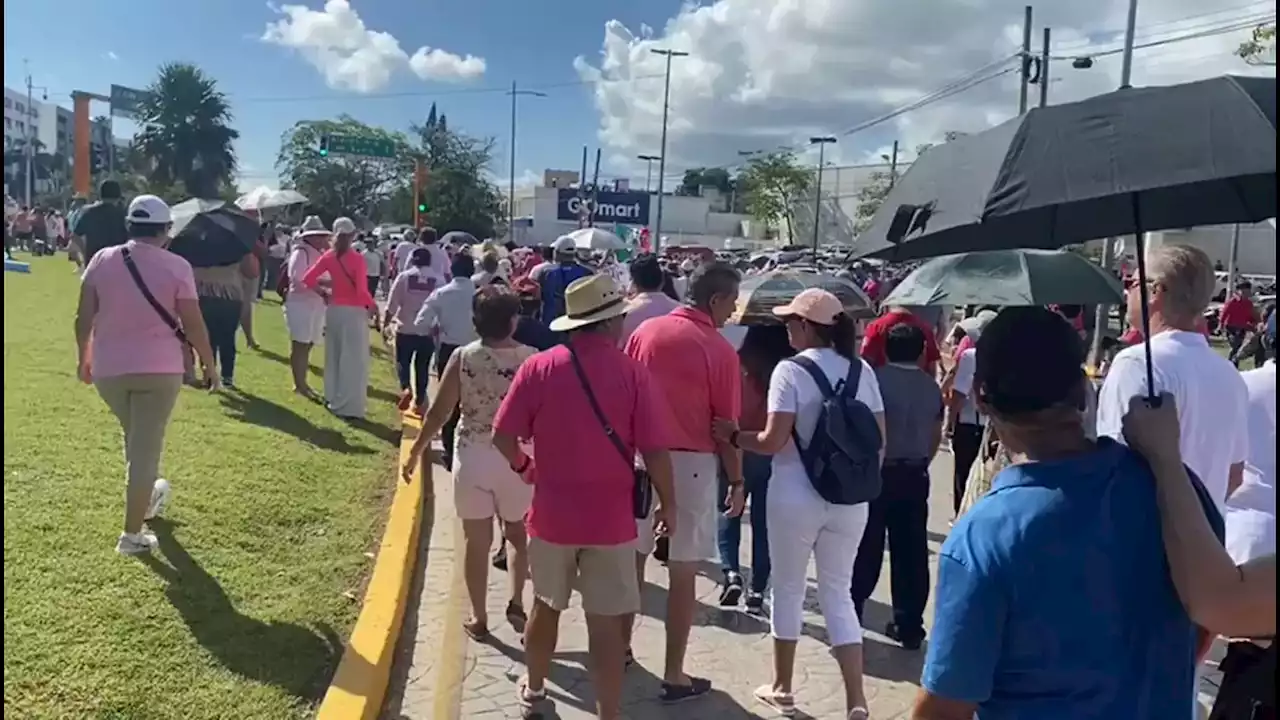 VIDEOS: Marea rosa toma las calles de más de 25 ciudades en defensa del INE