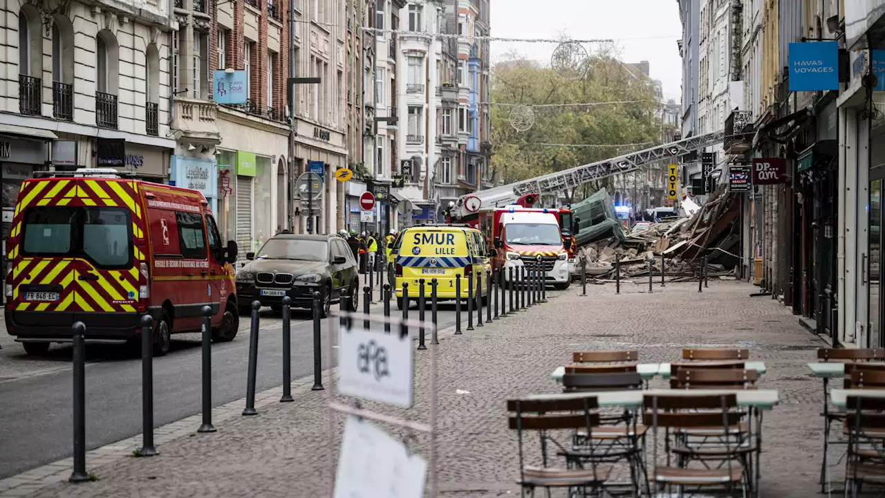 Un corps sans vie retrouvé dans les décombres des immeubles effondrés à Lille