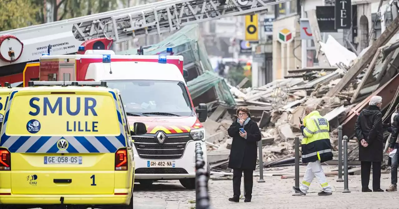 Immeubles effondrés à Lille : un corps retrouvé dans les décombres