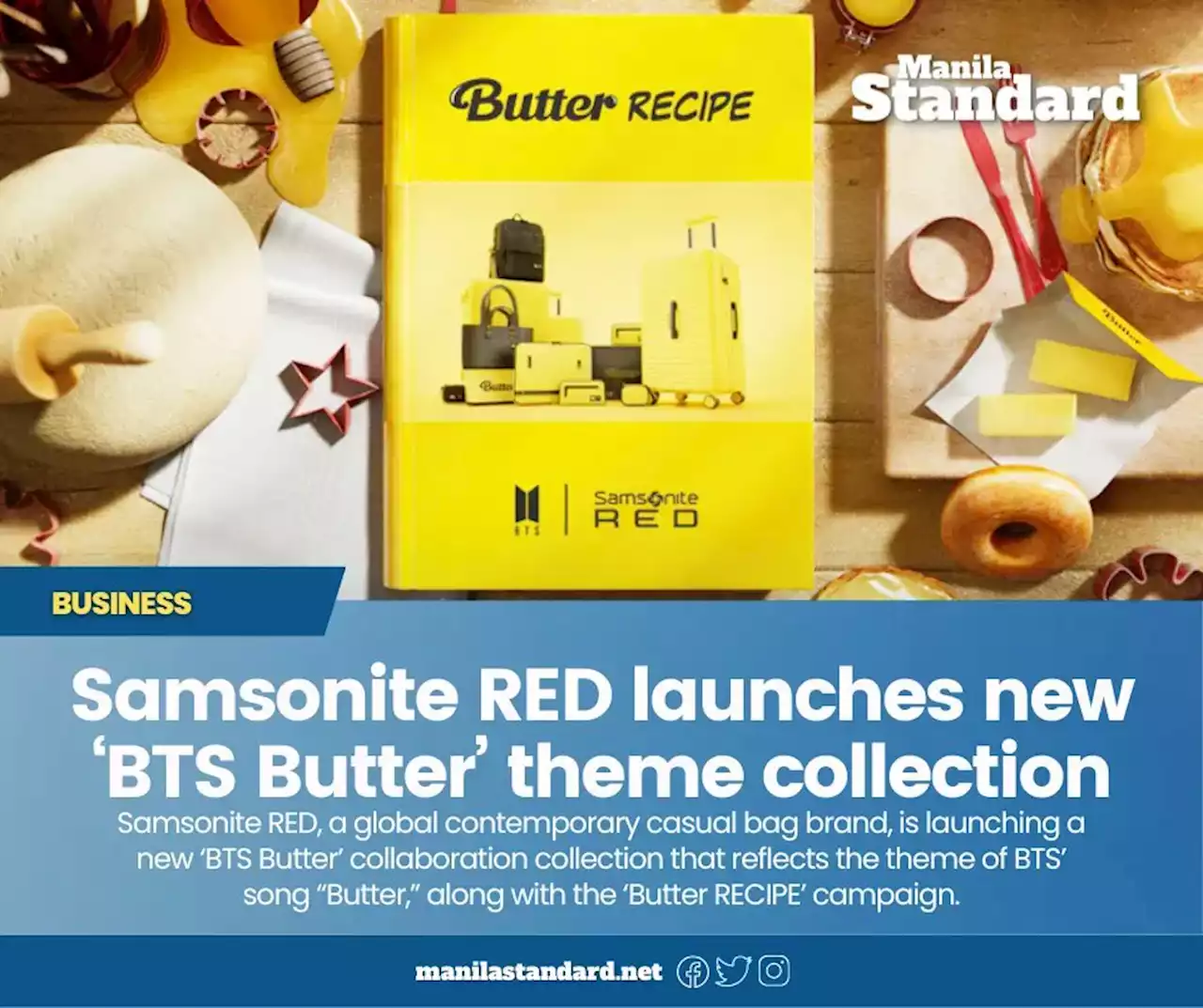 Samsonite RED launches new ‘BTS Butter’ theme collection