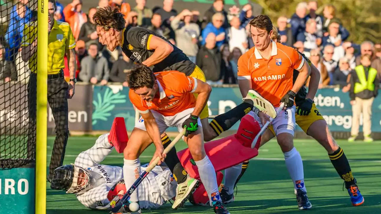 Hockeyers Den Bosch dwingen landskampioen Bloemendaal knap tot 3-3