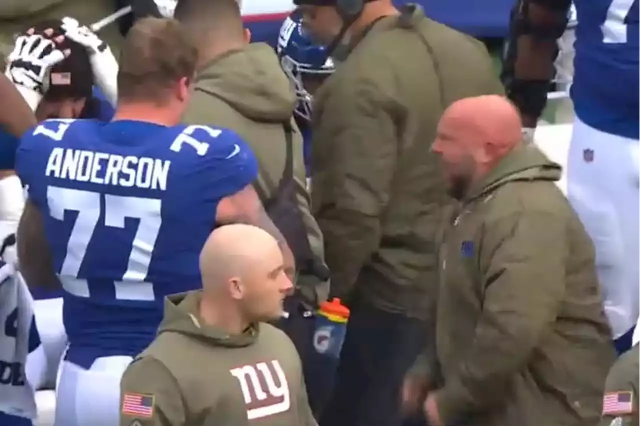 Brian Daboll goes berserk on Giants’ Jack Anderson after false start penalty