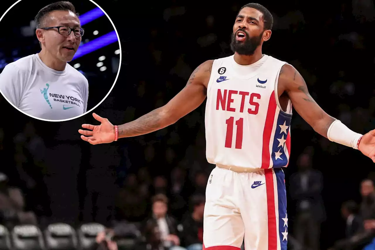 Kyrie Irving ‘has to show people that he’s sorry’ before Nets return: Joe Tsai