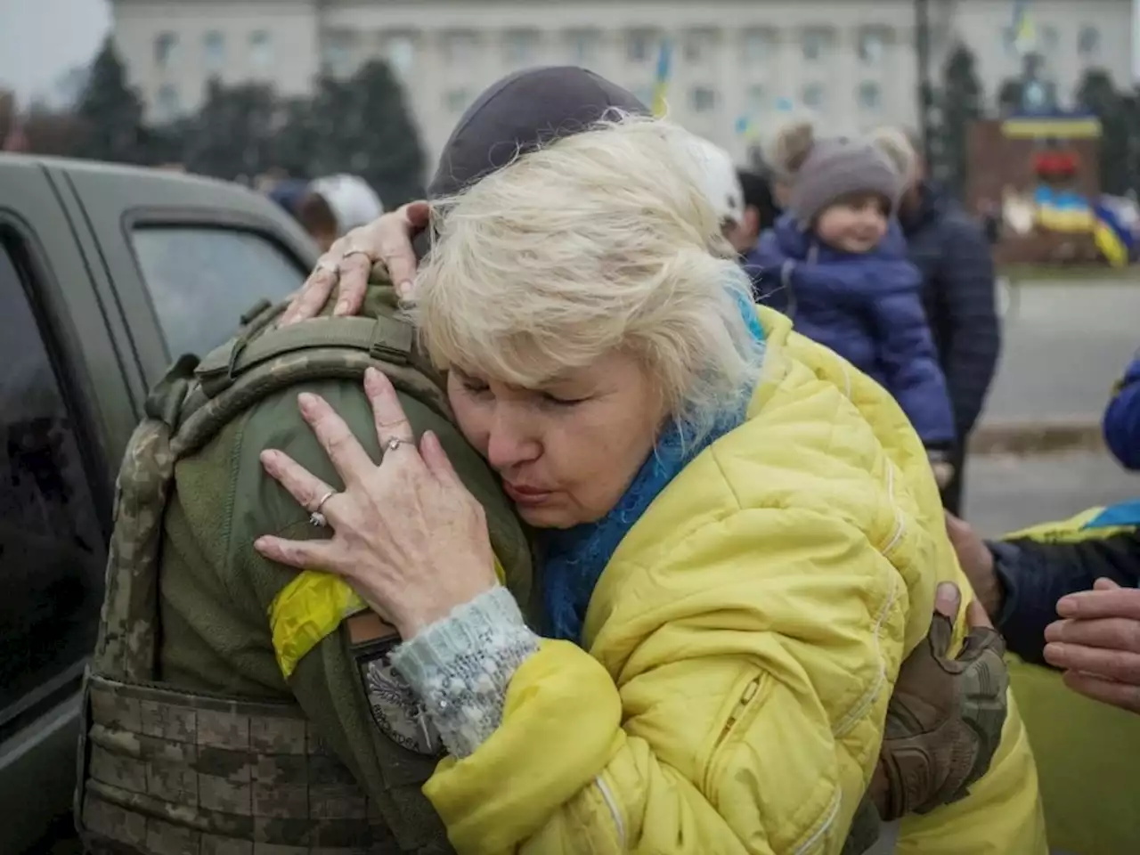 Ukrainian police, TV broadcasts return to long-occupied Kherson